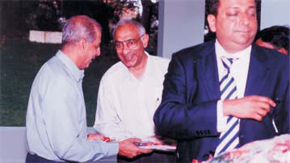 V Ranganathan, M N Radhakrishnan and Adit 